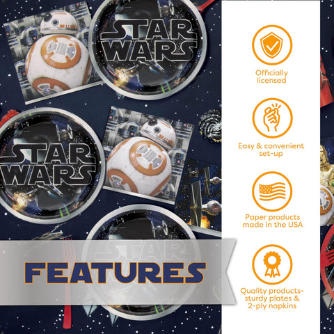Unique Star Wars 'It's My Birthday' sticker creates a fun keepsake moment.