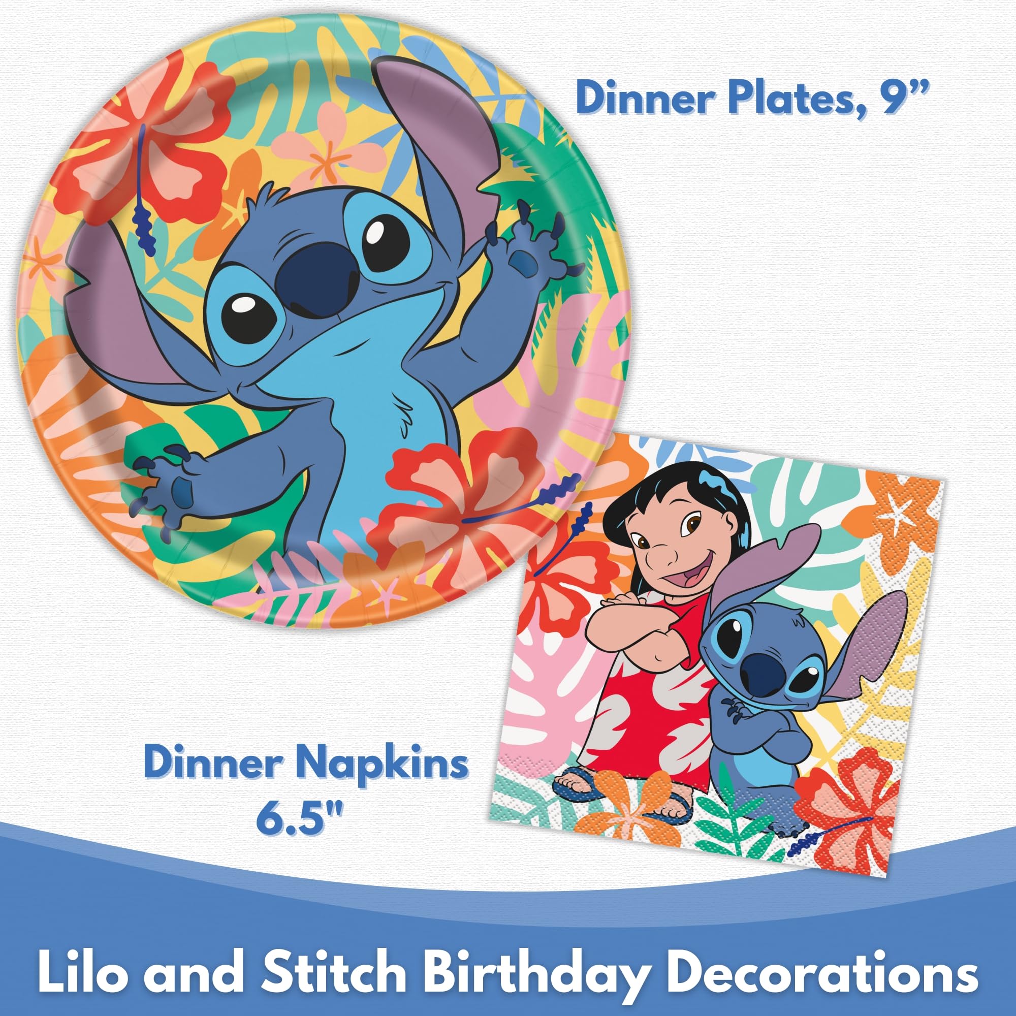 Unique Stitch officially licensed set reinforces authentic character theme for guests.