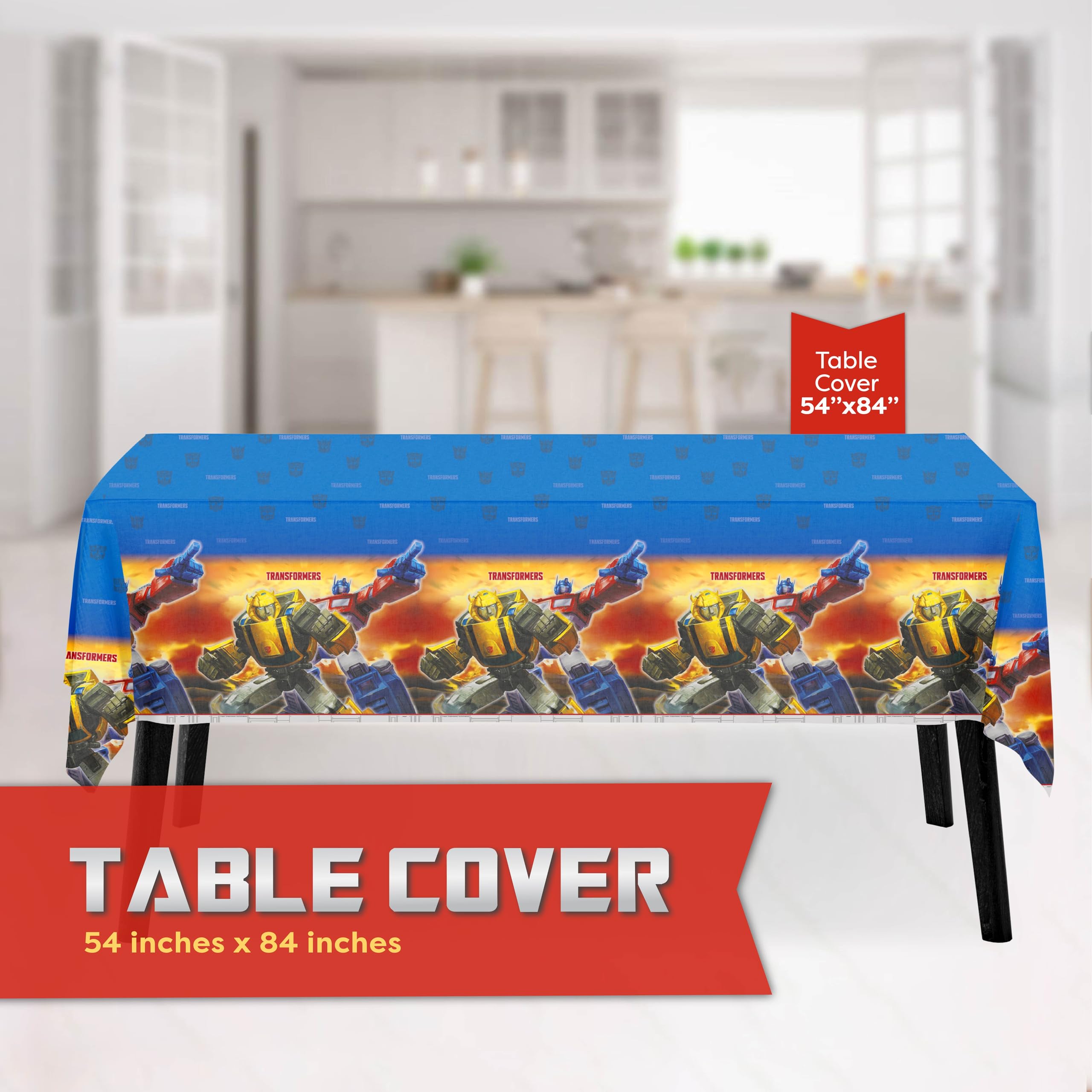 Unique Transformers small 7-inch plates for kid-friendly portions
