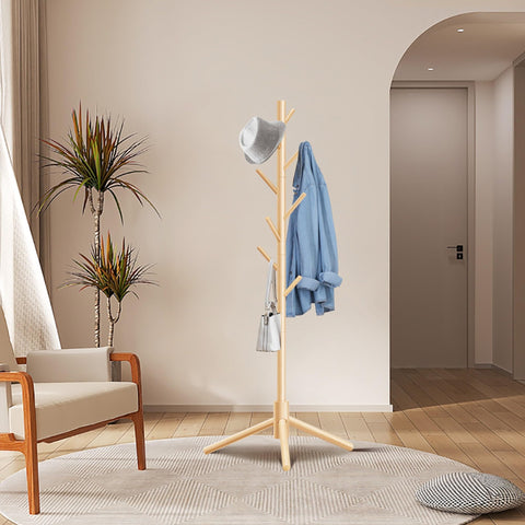 Unisakey coat rack with adjustable heights to fit family needs