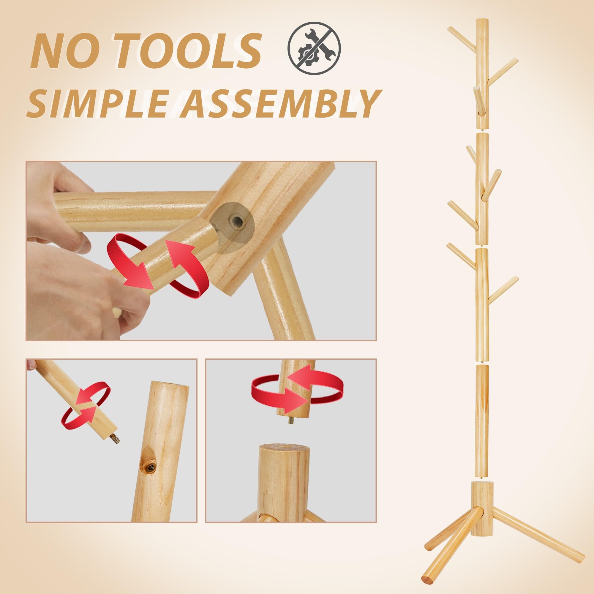 Unisakey coat rack in an office setting for clutter-free spaces