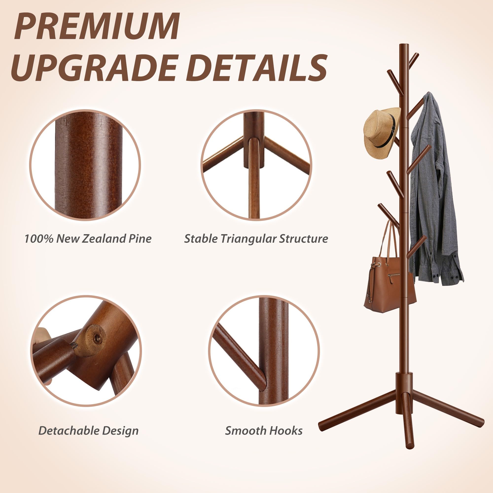 Unisakey coat rack placed in a porch or entryway