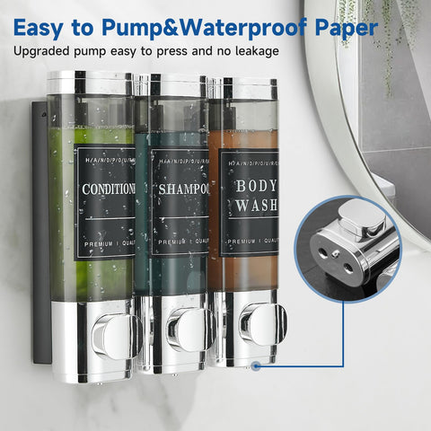 Unisense chrome finish adds modern style to any shower.