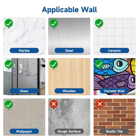 Unisense no-drill installation kit simplifies wall mounting.