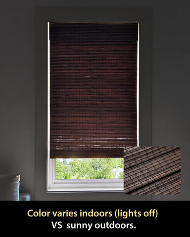 UNISHADES easy-care bamboo shade simple wipe-clean maintenance