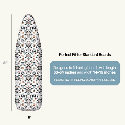 UniSimp extra-thick padding on the ironboard pad cushions fabrics.
