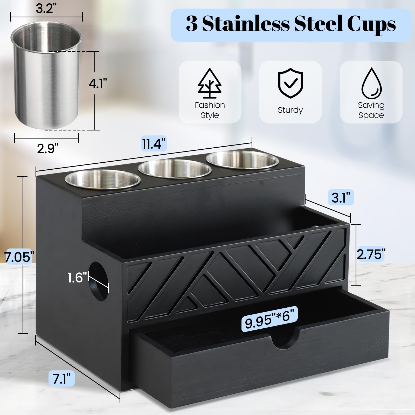 Unistyle gift-ready vanity organizer for holidays and birthdays