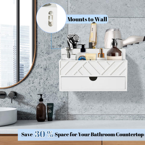 Unistyle three-tier cups securely hold styling tools and reduce clutter.