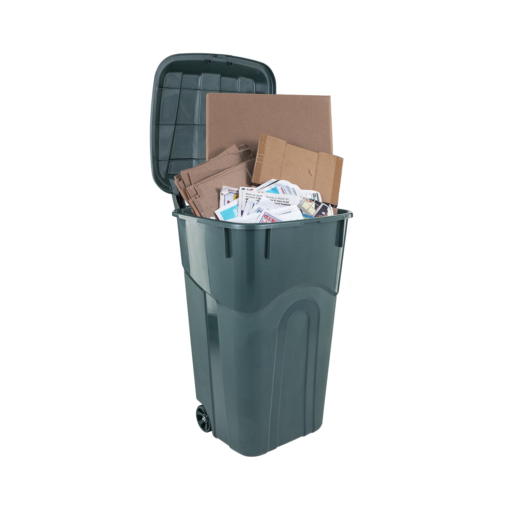 United Solutions ECOSolution pair ideal for recycling and trash separation.