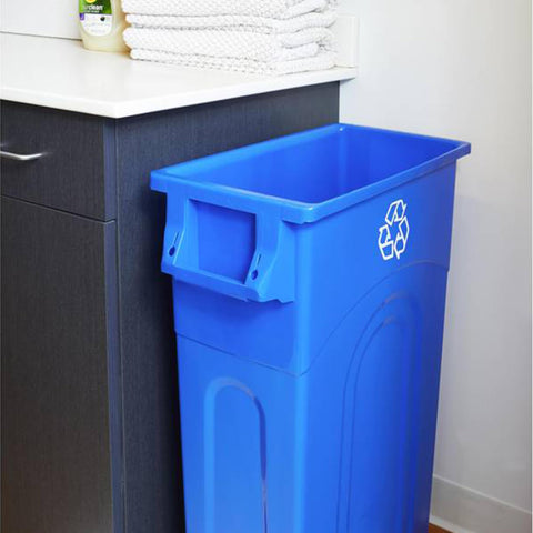 United Solutions Highboy bin with bottom hand groove for lifting