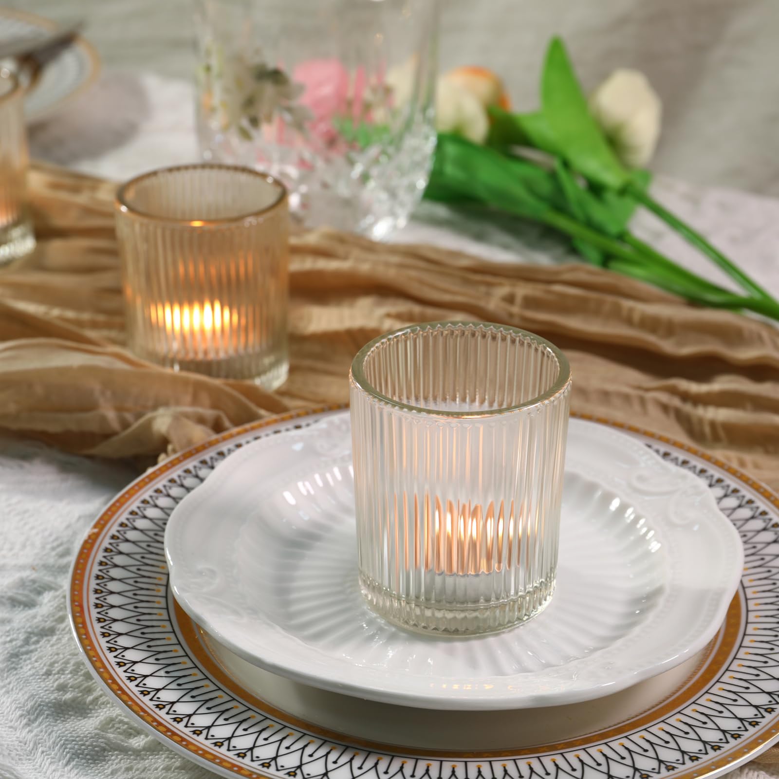 Uniteland easy-clean tealight holders for quick setup