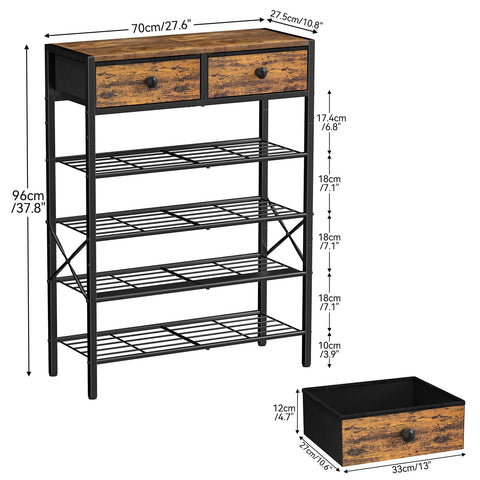 UNITSTAGE two non-woven drawers keep small items neatly stored