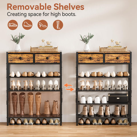 UNITSTAGE shelf spacing demonstrates customizable storage solution