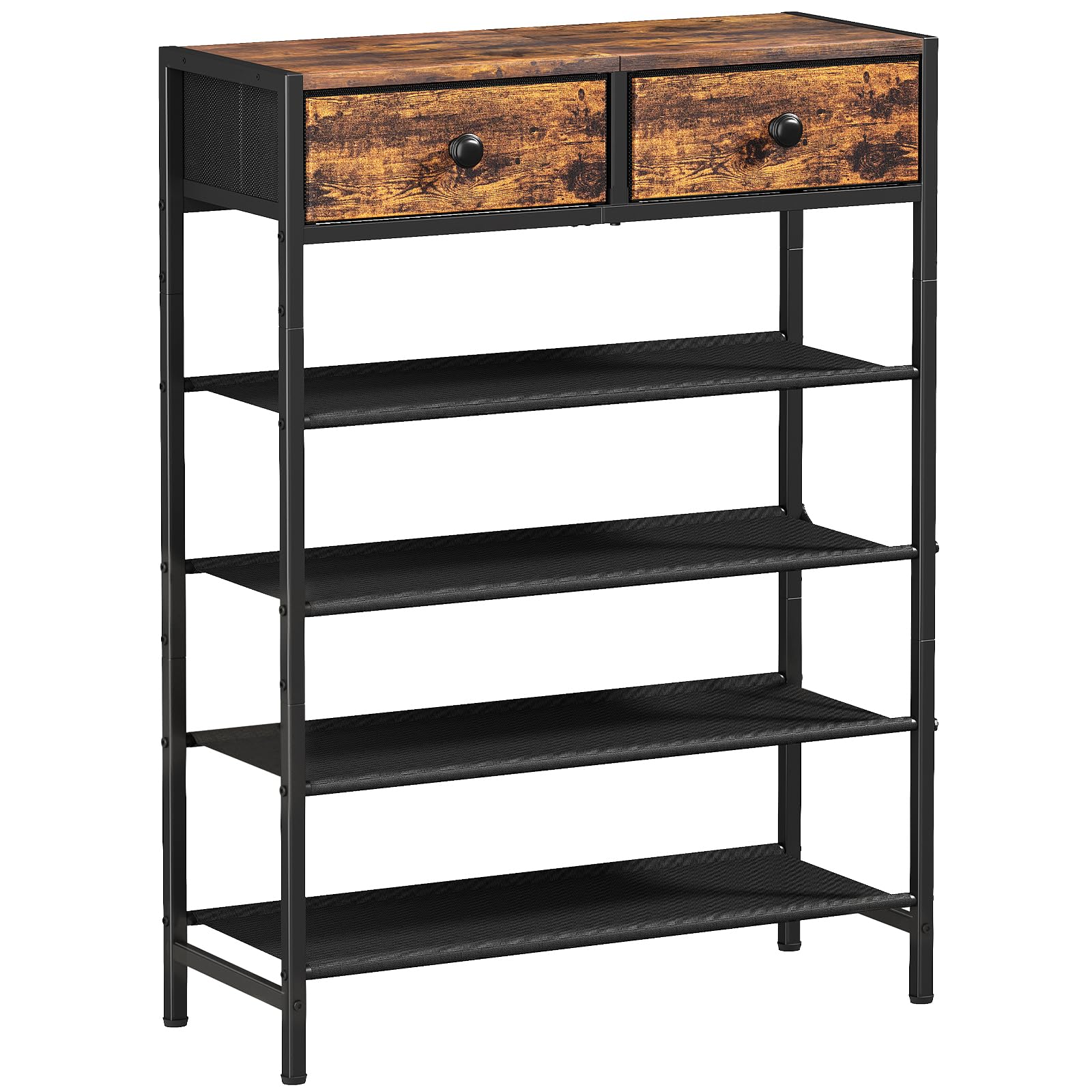 UNITSTAGE 5-tier shoe rack with drawers adds organized entryway storage