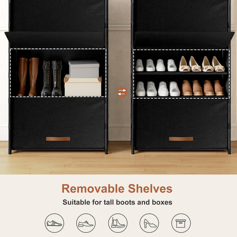 UNITSTAGE hallway storage in entryway with 9 tiers