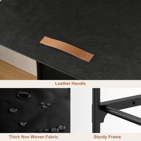 UNITSTAGE shoe rack dustproof door keeps shoes clean and protected