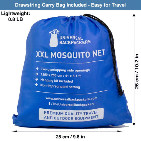 Includes bag, hanging kit, and ceiling hooks for easy installation