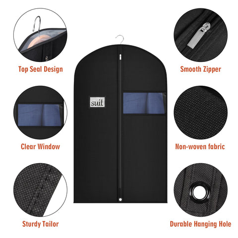 Univivi durable zipper with stops prevents derailment during travel.