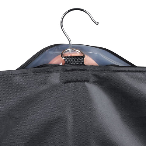 Univivi clear-view panel garment bag for fast outfit identification