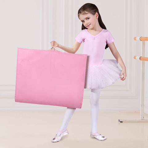 Univivi pink dance bag 4-pack set for competition prep and closet organization.