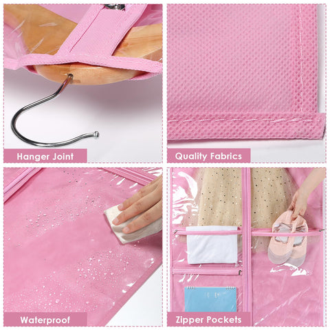 Univivi pink bag with sturdy zipper detail supports durable transport.