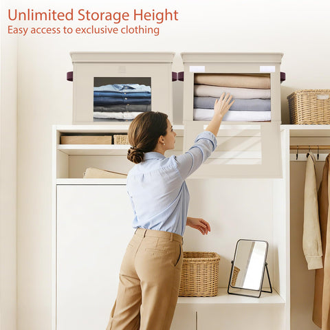 Univivi dual-opening design enables top and front access for easy retrieval.