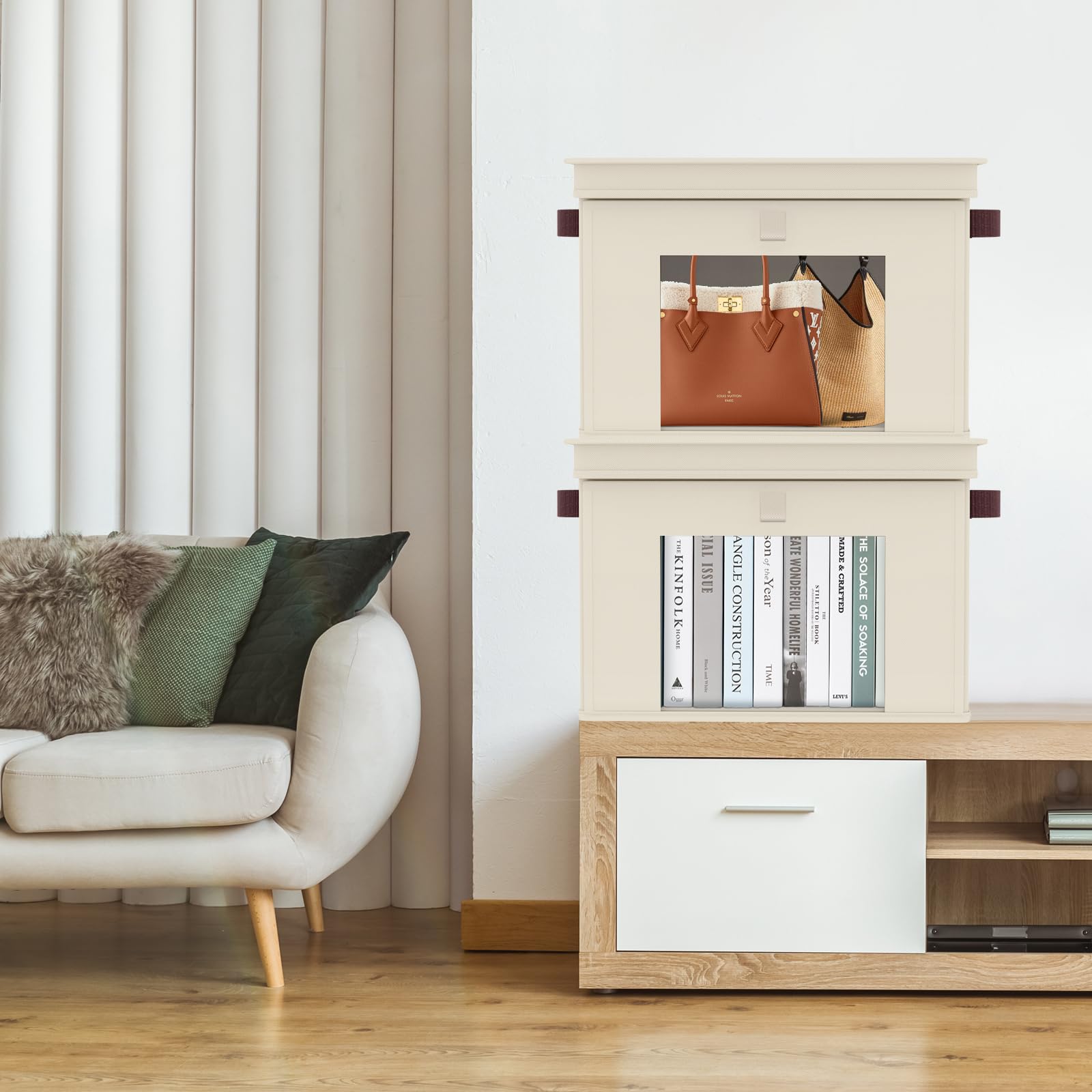 Univivi foldable design folds flat for compact storage in small spaces.