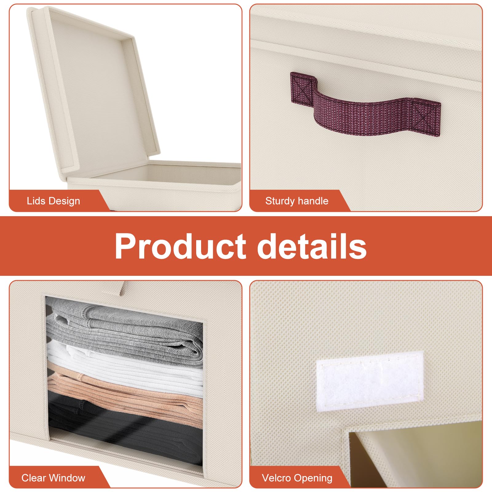 Univivi bins with sturdy handles ease moving between closet and laundry.