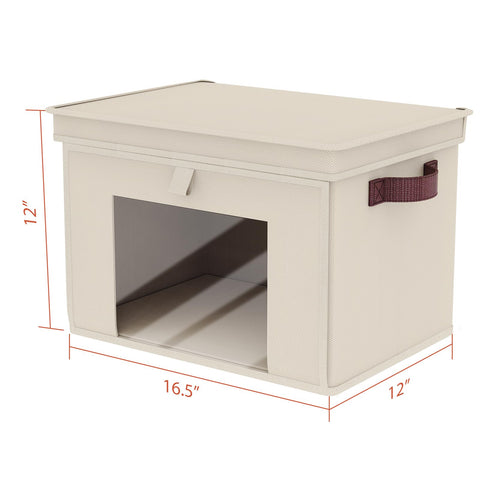 Univivi neutral beige color blends with any home decor.