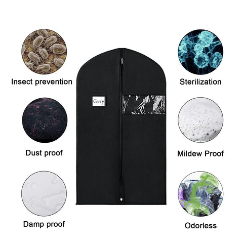 Top hanger opening lets coats slide through easily.
