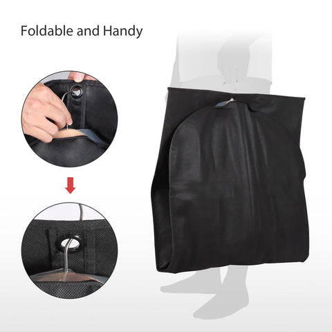 Great for travel and closet storage, keeping clothes clean.