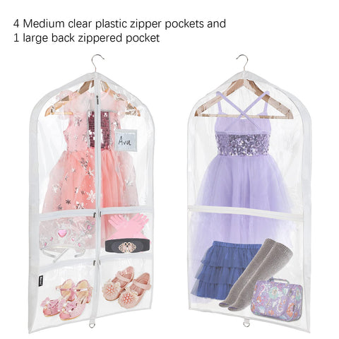 Three-pack set of Univivi dance costume bags ready for travel