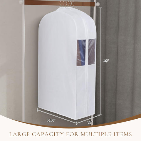 Univivi washable cotton garment bag emphasizes durable, reusable closet protection