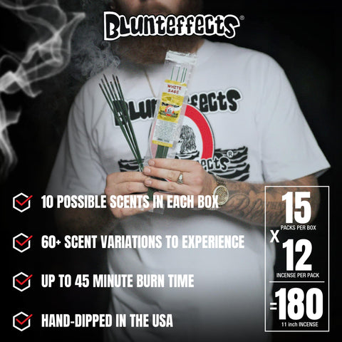 UNP Blunteffects long-lasting aroma enhances focus during study or work.