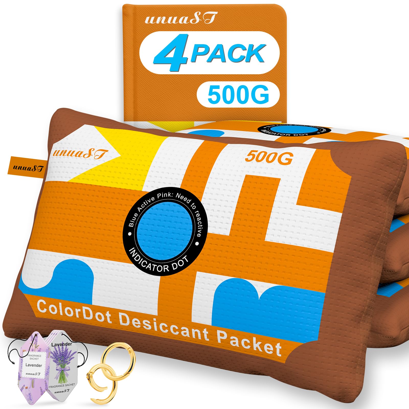 unuaST silica gel car dehumidifier bag absorbs moisture in the car interior