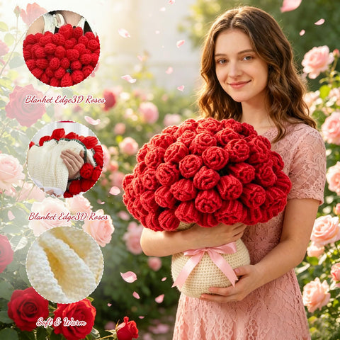 UODOR everlasting gift blanket offers a sentimental alternative to flowers.