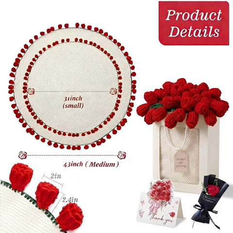 UODOR gift rose blanket for Mother's Day, a lasting keepsake.
