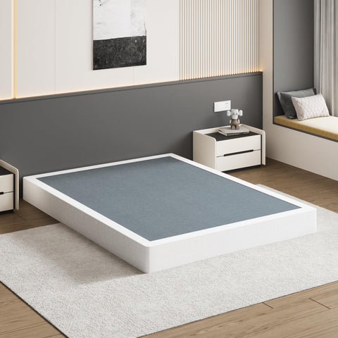 UOMEUR Box Spring Queen 7-inch height creates elevated, stable mattress base.