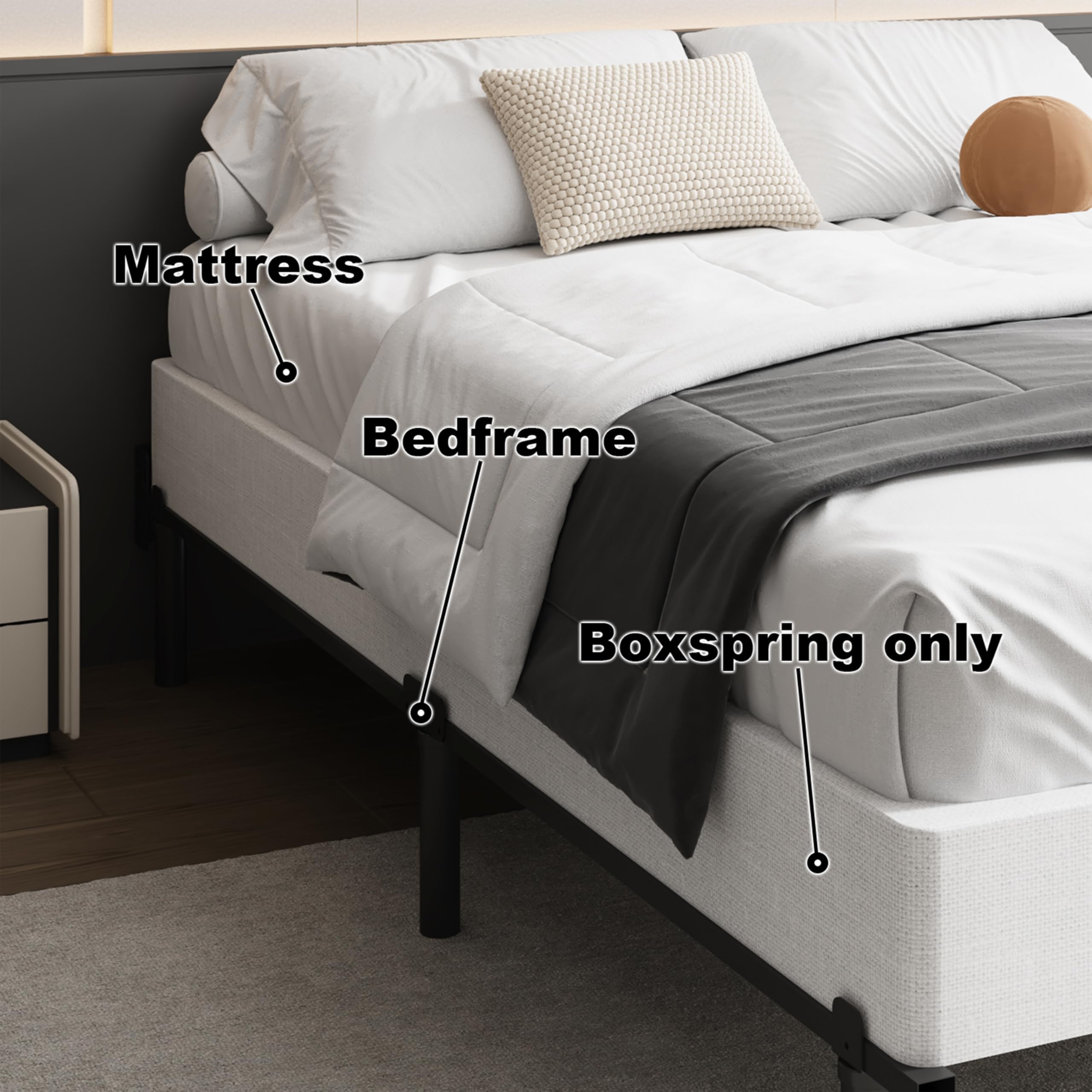 UOMEUR noise-free sleep helps you rest with minimal nightly disturbances.