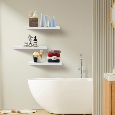 Upassion kitchen display shelves for spices and cookware.