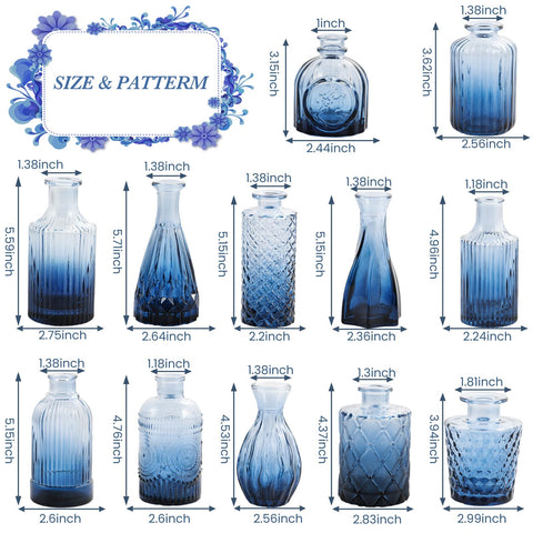UPBUD thick glass with reinforced base keeps arrangements steady on any table.