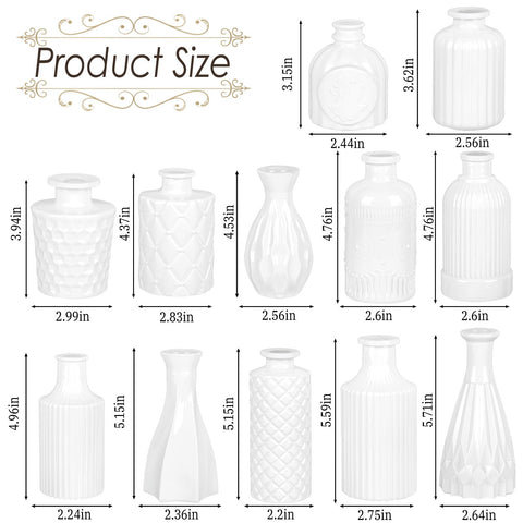 UPBUD small glass vases in varying sizes create dynamic centerpieces