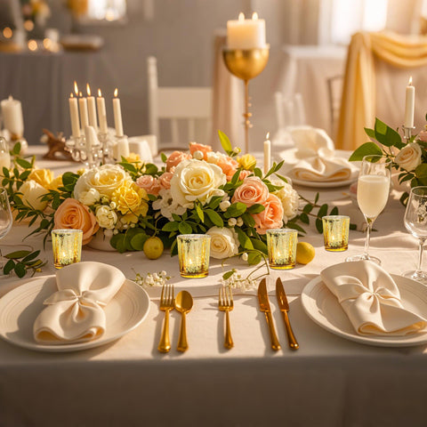 UPBUD wedding centerpiece tealight holder adds romantic ambiance