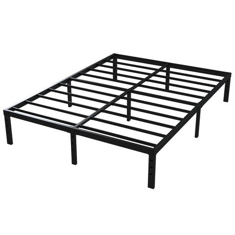 Upcanso bed frame in black finish suits modern bedrooms