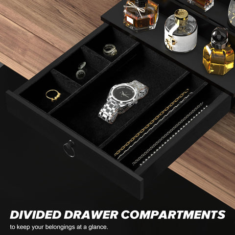 4-tier ladder design allows quick selection of favorite scents.