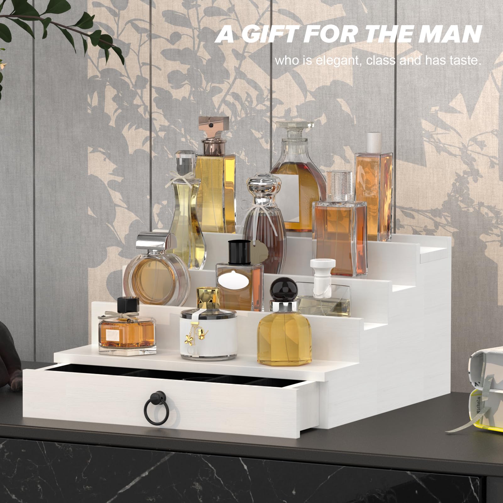 upcessory easy access fragrance display for quick selection.