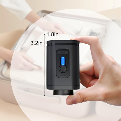 UPGOGO mini cordless pump in action shows compact power.