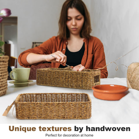 UPINFREE basket on countertop showing compact footprint for bathroom essentials