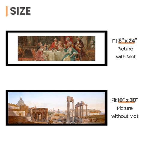 upsimples 10x30 frame hanging vertical-horizontal ready decor option
