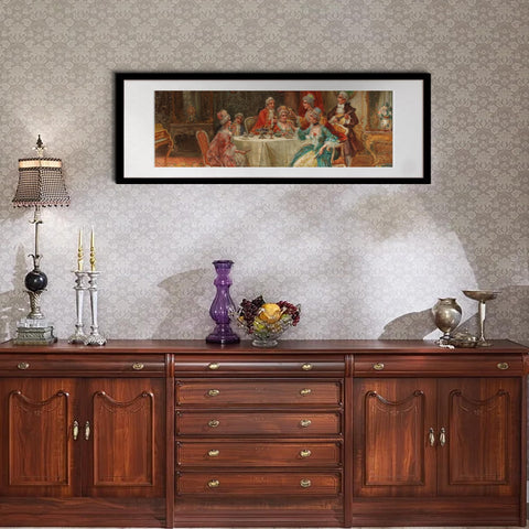 upsimples 10x30 frame with mat displays 8x24 photos securely in style